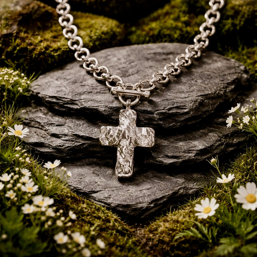 Silver Cross Necklace